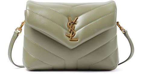 loulou toy en cuir matelassé|YSL Green Calfskin Monogram Loulou Toy QTBHLN3PEH002.